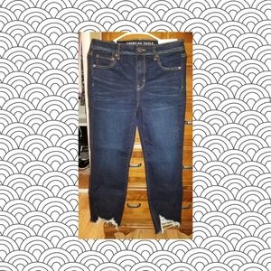 AE crop flare jeans